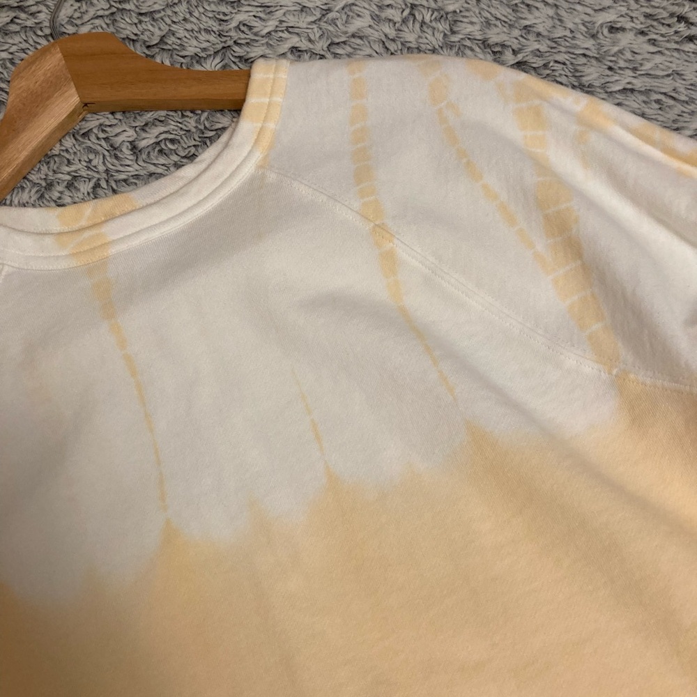 Universal Thread Cream and Tan Tie-Dye Top